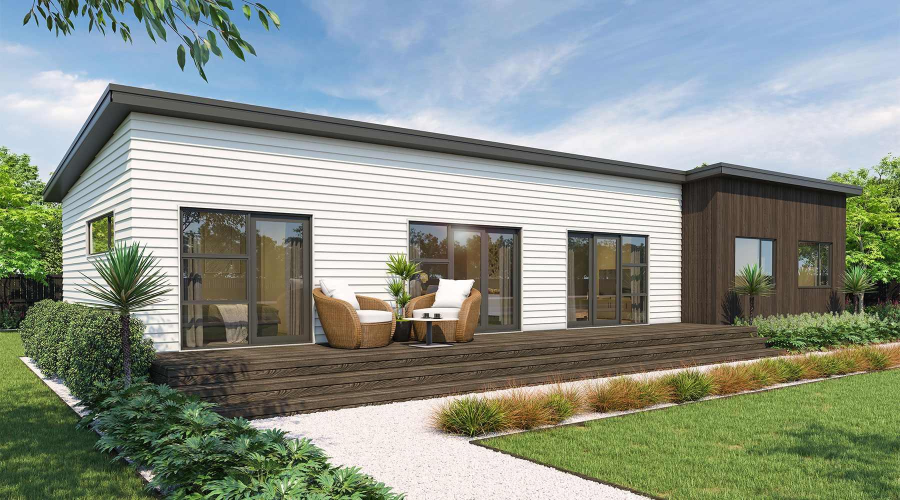 122m2 4 bedroom transportable house